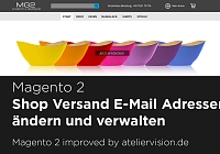 Magento 2 - Email Adresssen des Shops konfigurieren