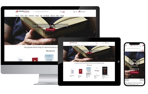 mosaicstones.ch - Magento 2 Online Shop für Bücher und Medien
